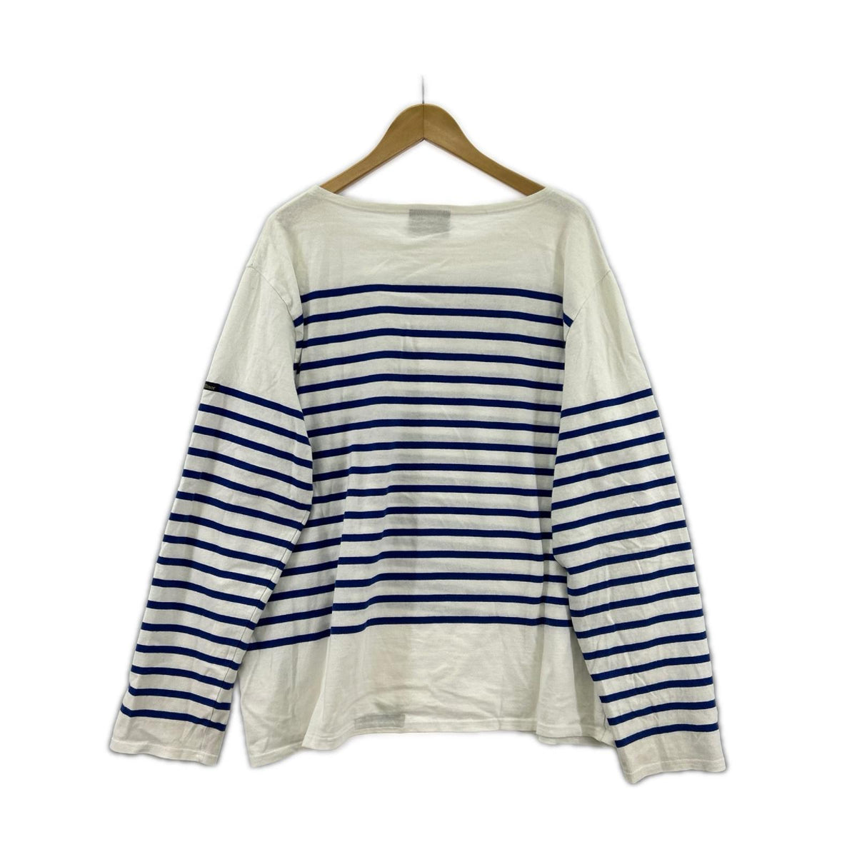 長袖Tシャツ 1×2Border/白青 3