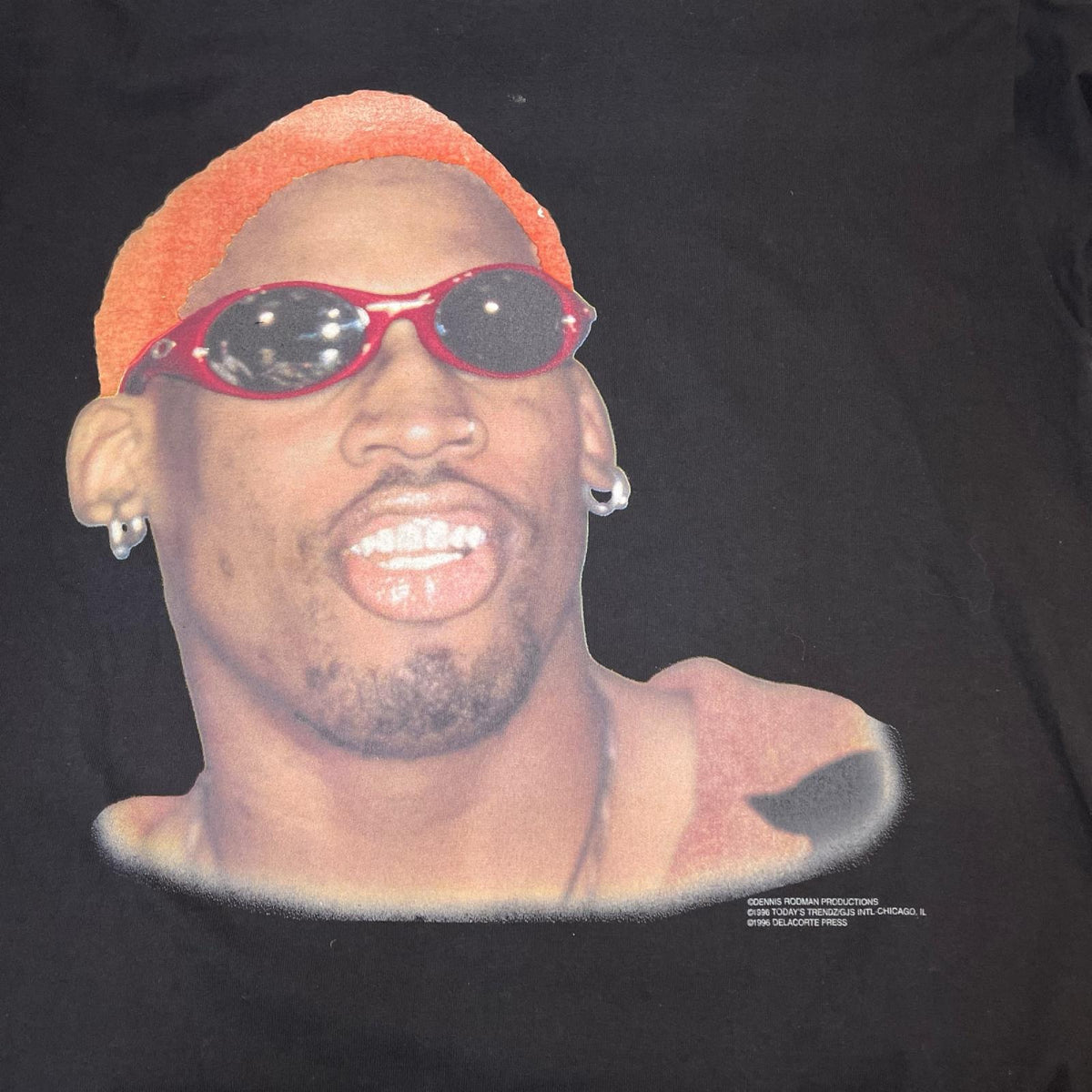 半袖Tシャツ 90s Dennis Rodman プリントTシャツ Murina 1996年 L
