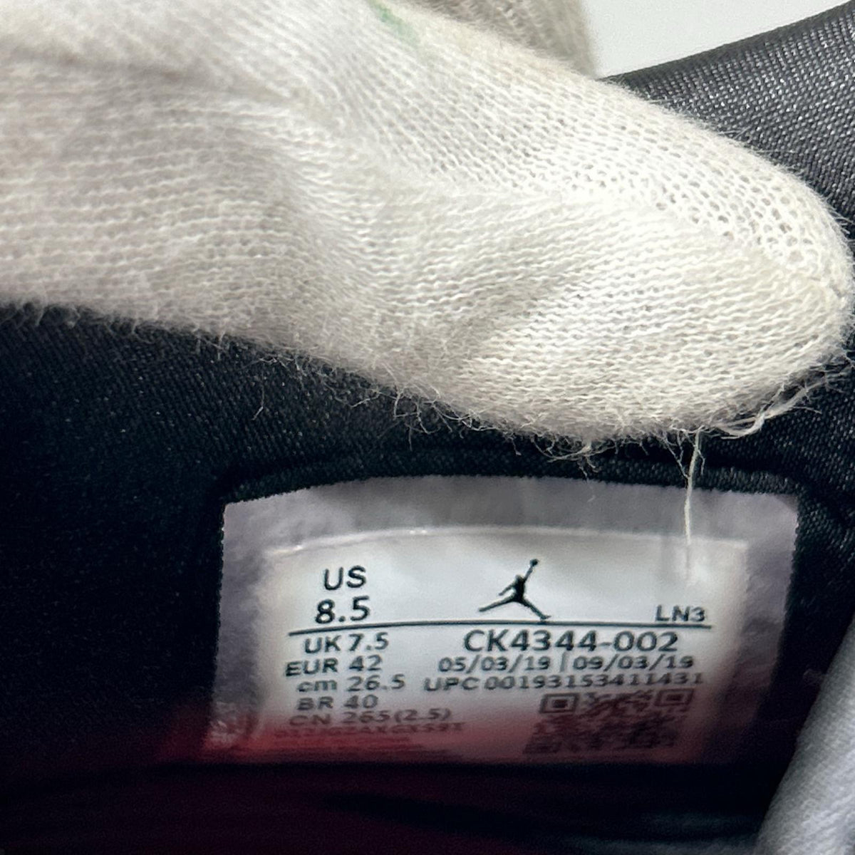スニーカー Air Jordan 3 Retro SE 26.5cm 26.5cm (US8 1/2 UK8 EU43) ブラック