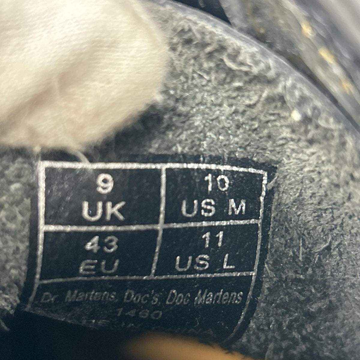 ブーツ BLK UK9 ブラック