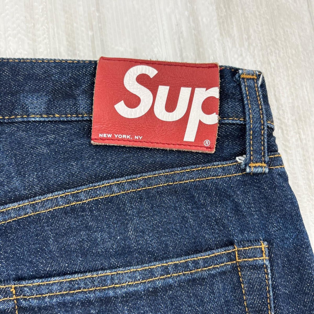 デニムパンツ Supreme Rigid Loose Fit Selvedge Jean (32) 32