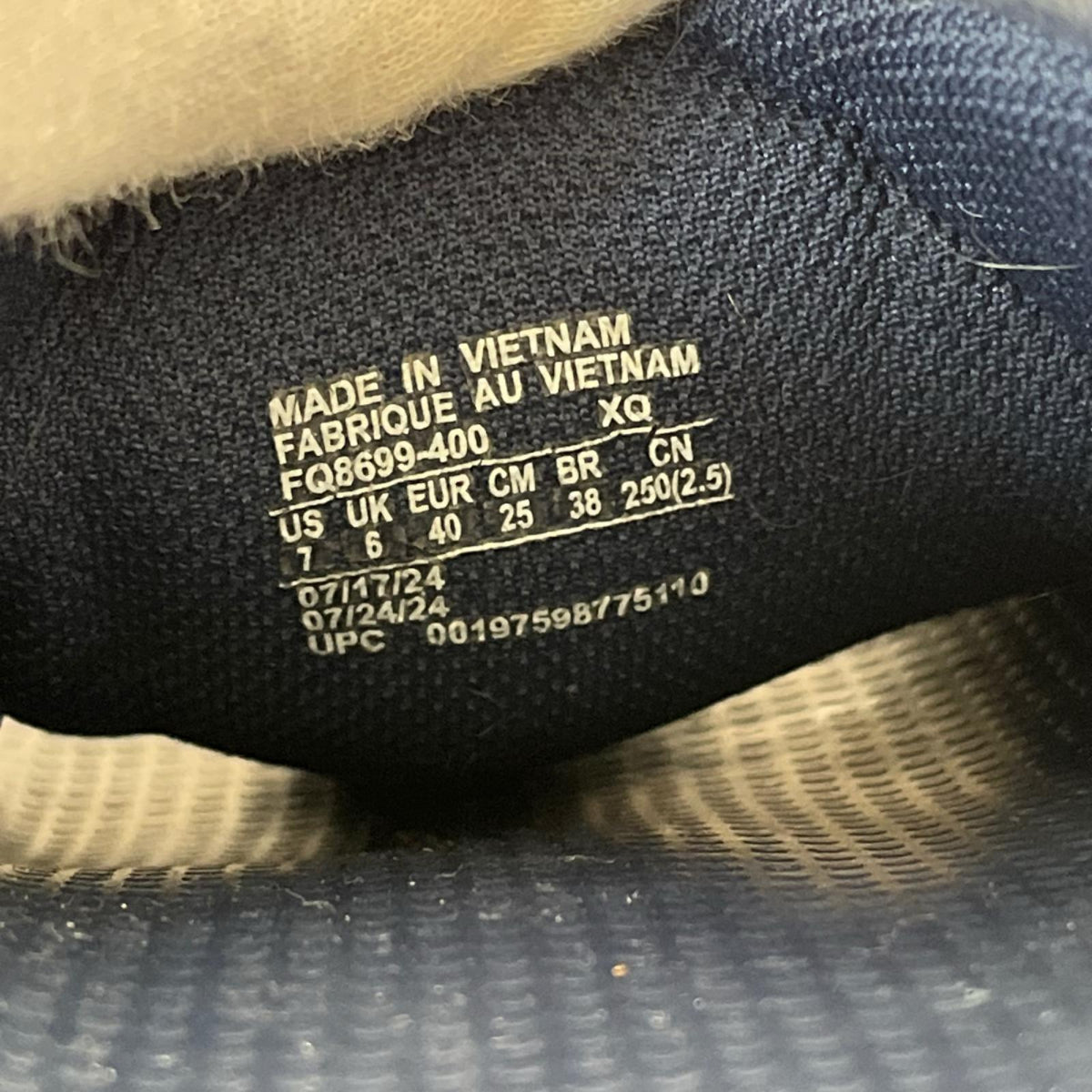 その他靴 AIR MORE UPTEMPO SLIDE 紺 (25.0cm) 25cm (US7 UK6 1/2 EU40) ネイビー