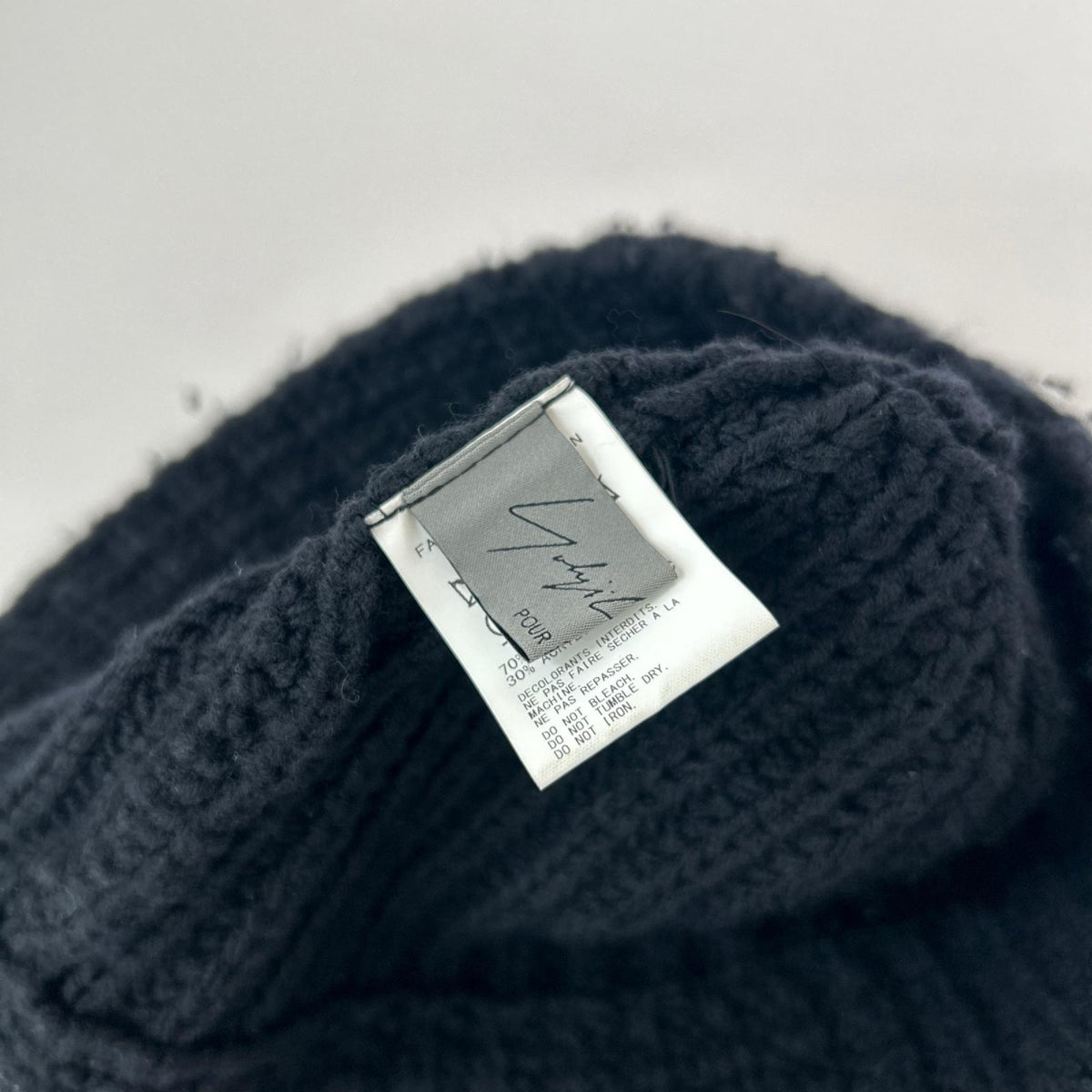 ハット 25AW POUR HOMME 黒 ブラック