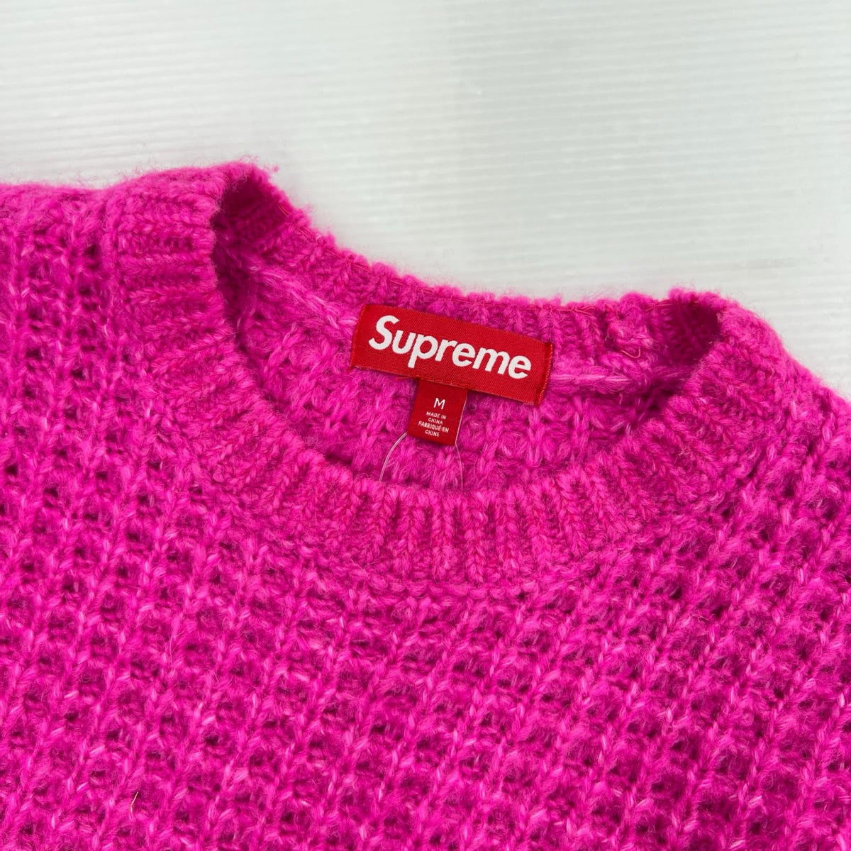 ニット Supreme 25AW Small Box Waffle Sweater M ピンク