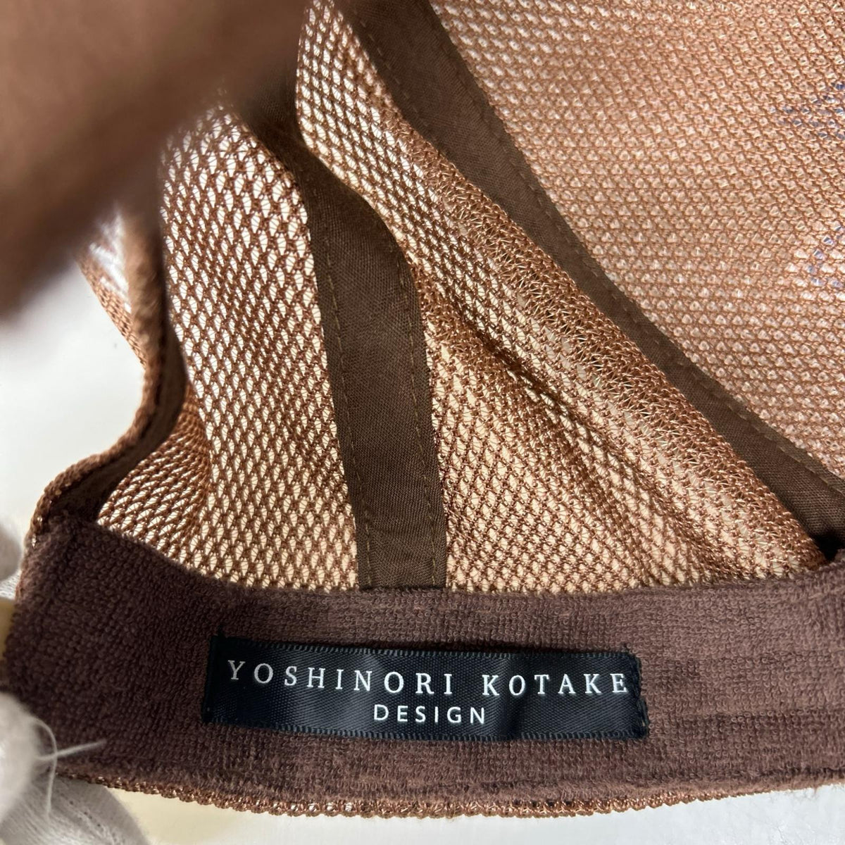 キャップ YOSHINORI KOTAKE × BEAMS GOLF キャップ ブラウン