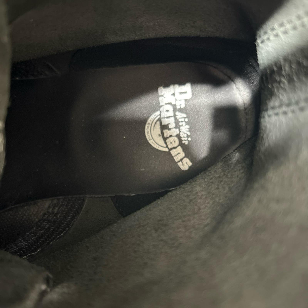 ブーツ 1460 8ホールシューズ ホワイトステッチ 黒 ブラック
