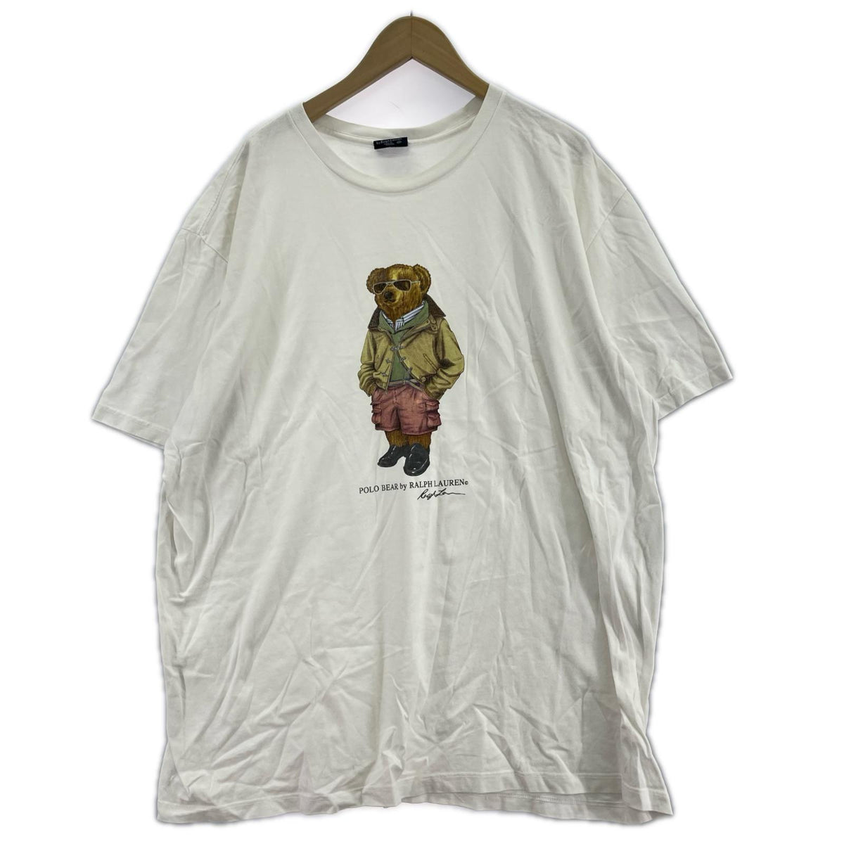 半袖Tシャツ ベア/白 ホワイト