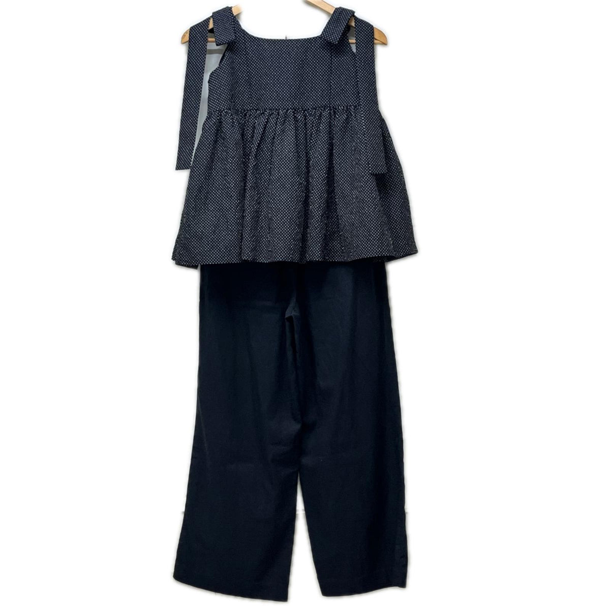 セットアップ Mila Owen ペプラムブラウス×ワイドパンツ セットアップ サイズ0 0