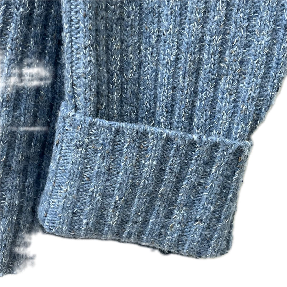 ニット CLANE 23AW/MIXYARN WIDE RIB TURTLE KNIT TOPS 1 1