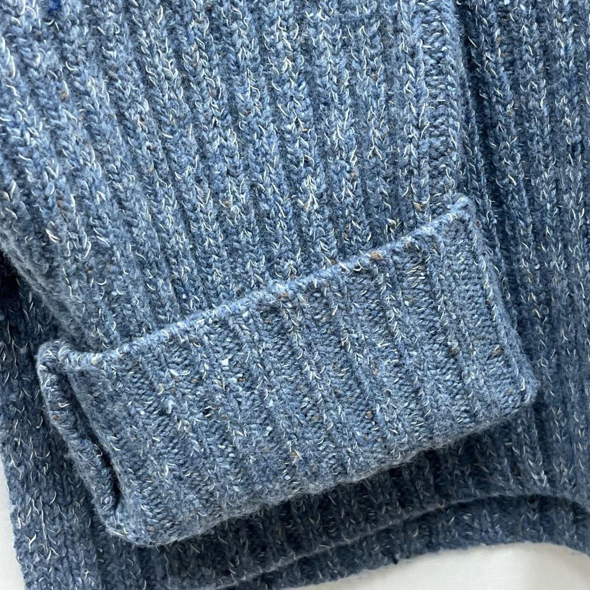 ニット CLANE 23AW/MIXYARN WIDE RIB TURTLE KNIT TOPS 1 1