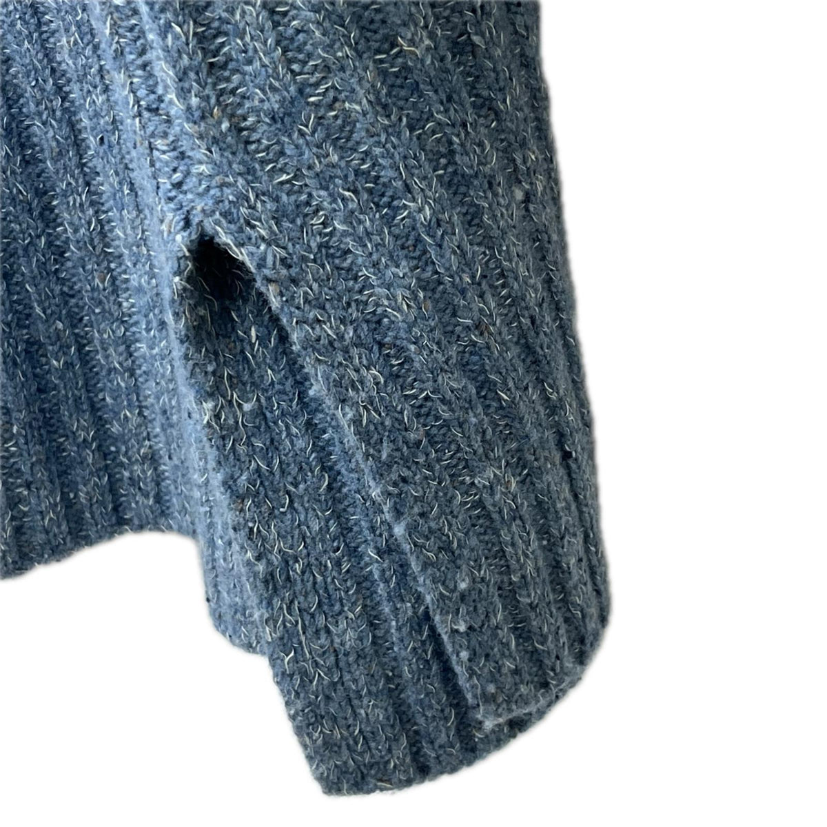 ニット CLANE 23AW/MIXYARN WIDE RIB TURTLE KNIT TOPS 1 1