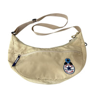 ショルダーバッグ CONVERSE×SUNSUN スンスン CRESCENT SLINGBAG ベージュ ベージュ