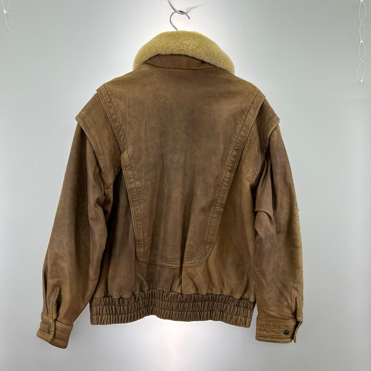 レザージャケット MARTOLA レザーフライトジャケット 羊革 XL ブラウン