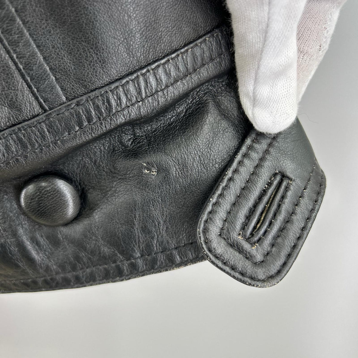 レザージャケット MIRALGO ファーコート BLK L L ブラック