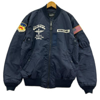 ジャケット AVIREX LIGHT MA-1 FLYING CADET 6112104 ネイビー(XL) ネイビー