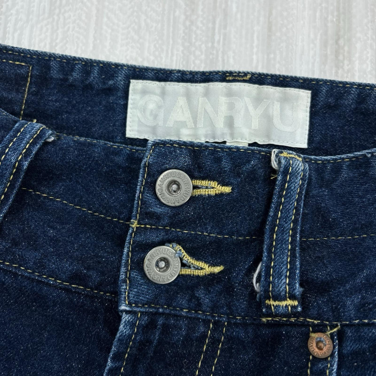 デニムパンツ GANRYU サルエル デニム SIZE S S