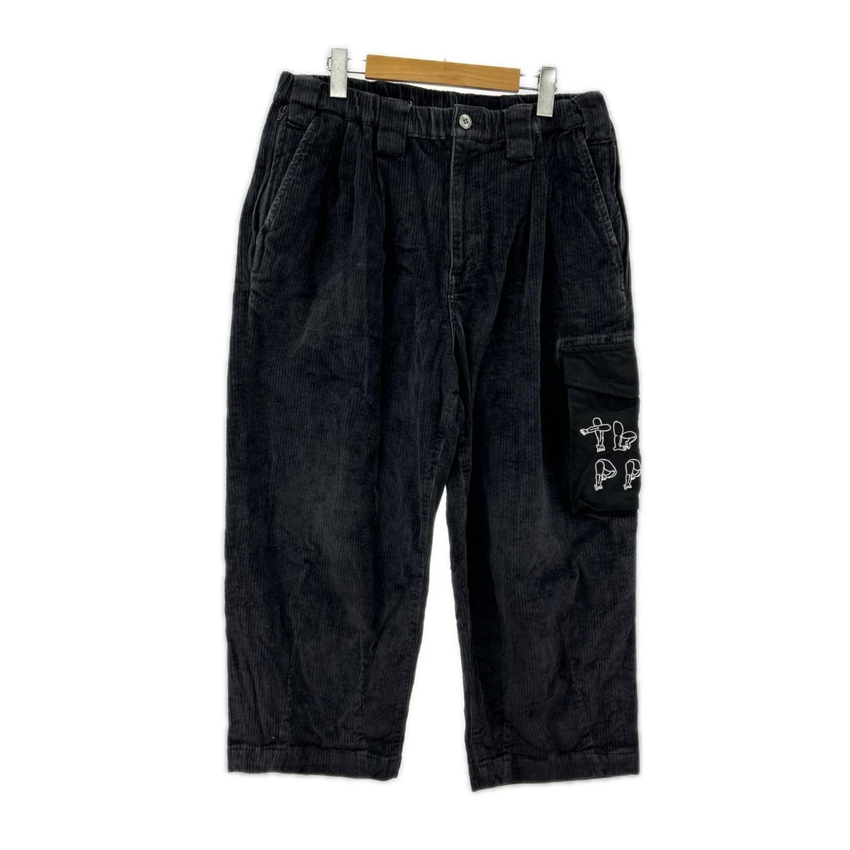 パンツ PATS PANTS PAT CORD PANT 黒 L L ブラック