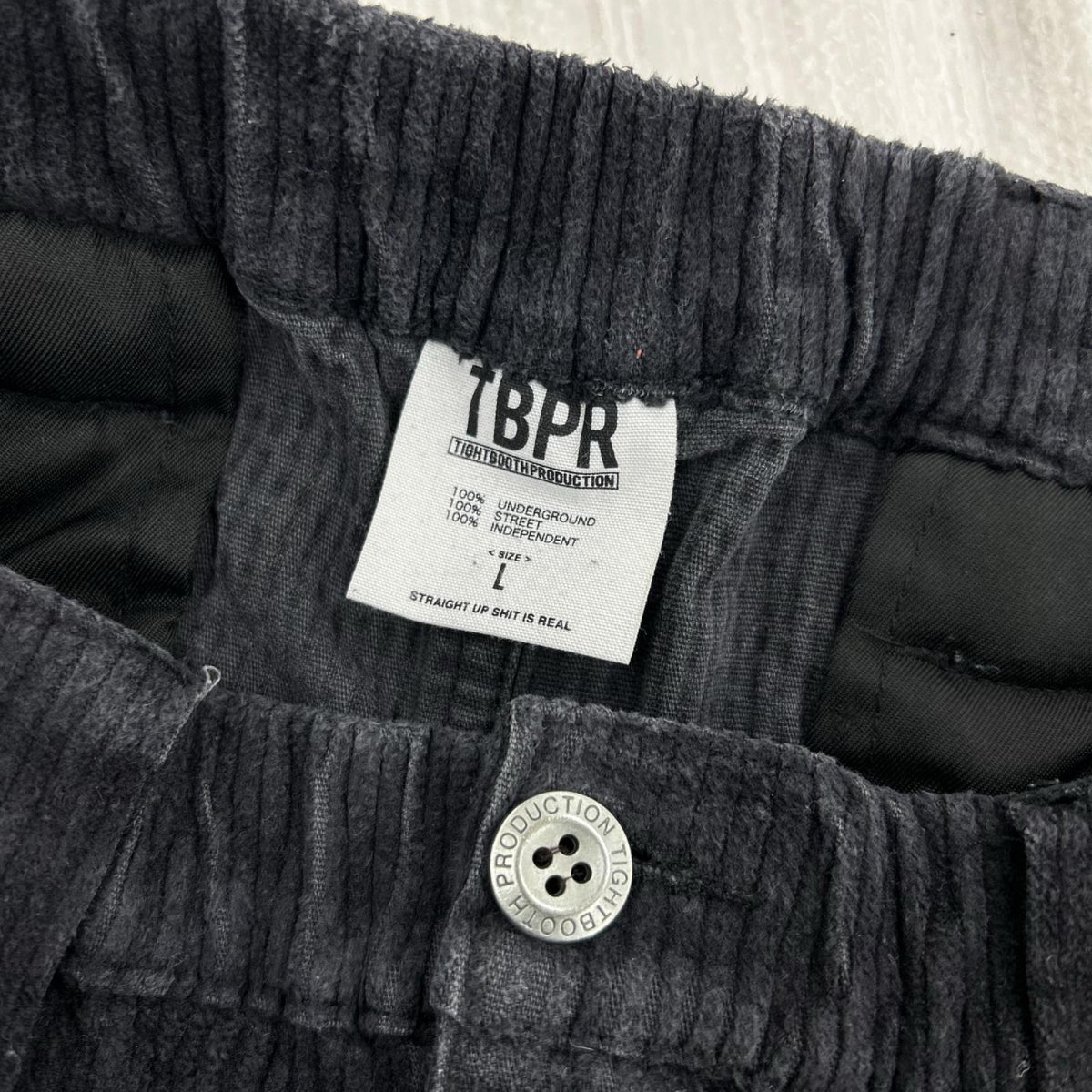 パンツ PATS PANTS PAT CORD PANT 黒 L L ブラック