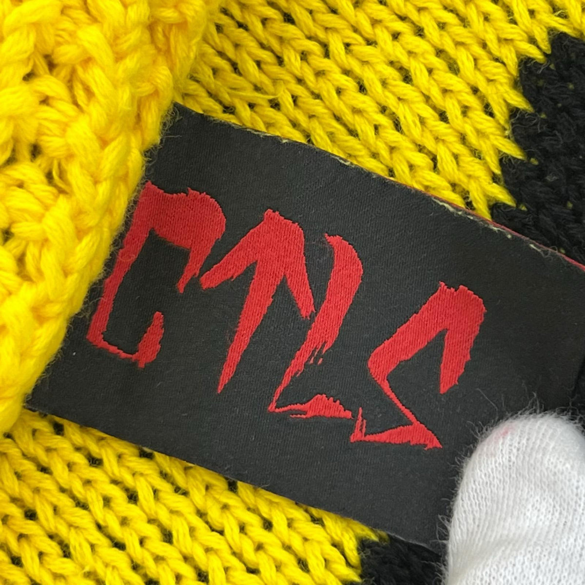 ニット CVTVLIST 22AW CRASH KNIT 2201010202 黄 (F) フリー イエロー