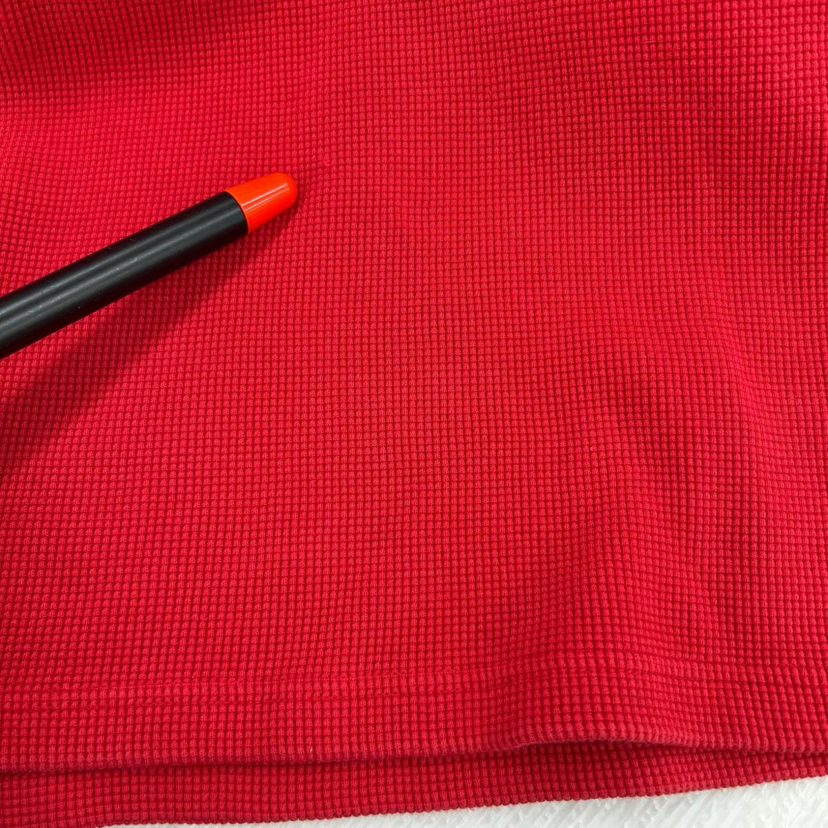 長袖Tシャツ 19FW HQ Waffle Thermal (L) L レッド