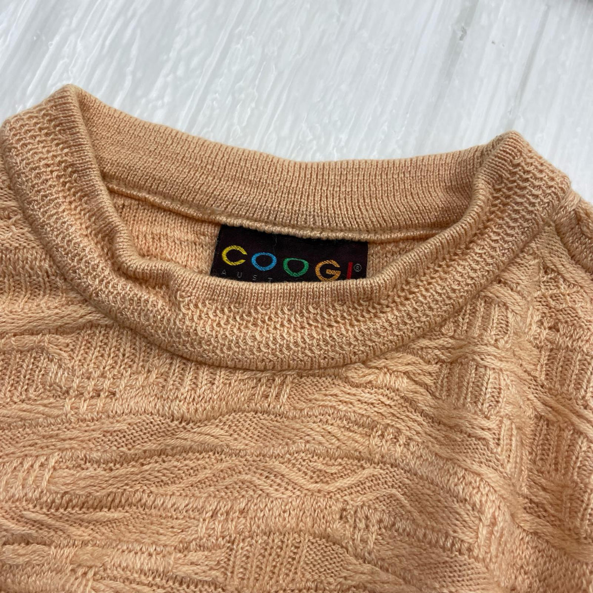 ニット 90S~ オーストラリア製 COOGI カシミアシルク オレンジ (SS) SS オレンジ