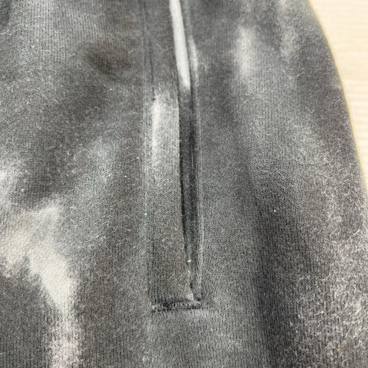 パンツ ensou. Tie-dye Wide Sweatpants ワイドスウェットパンツ L L ブラック
