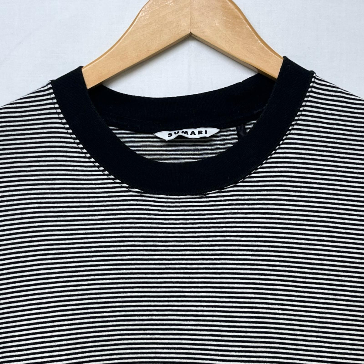 半袖Tシャツ SUMARI HEMCODE BORDER T-SHIRT ボーダーTee 2 2