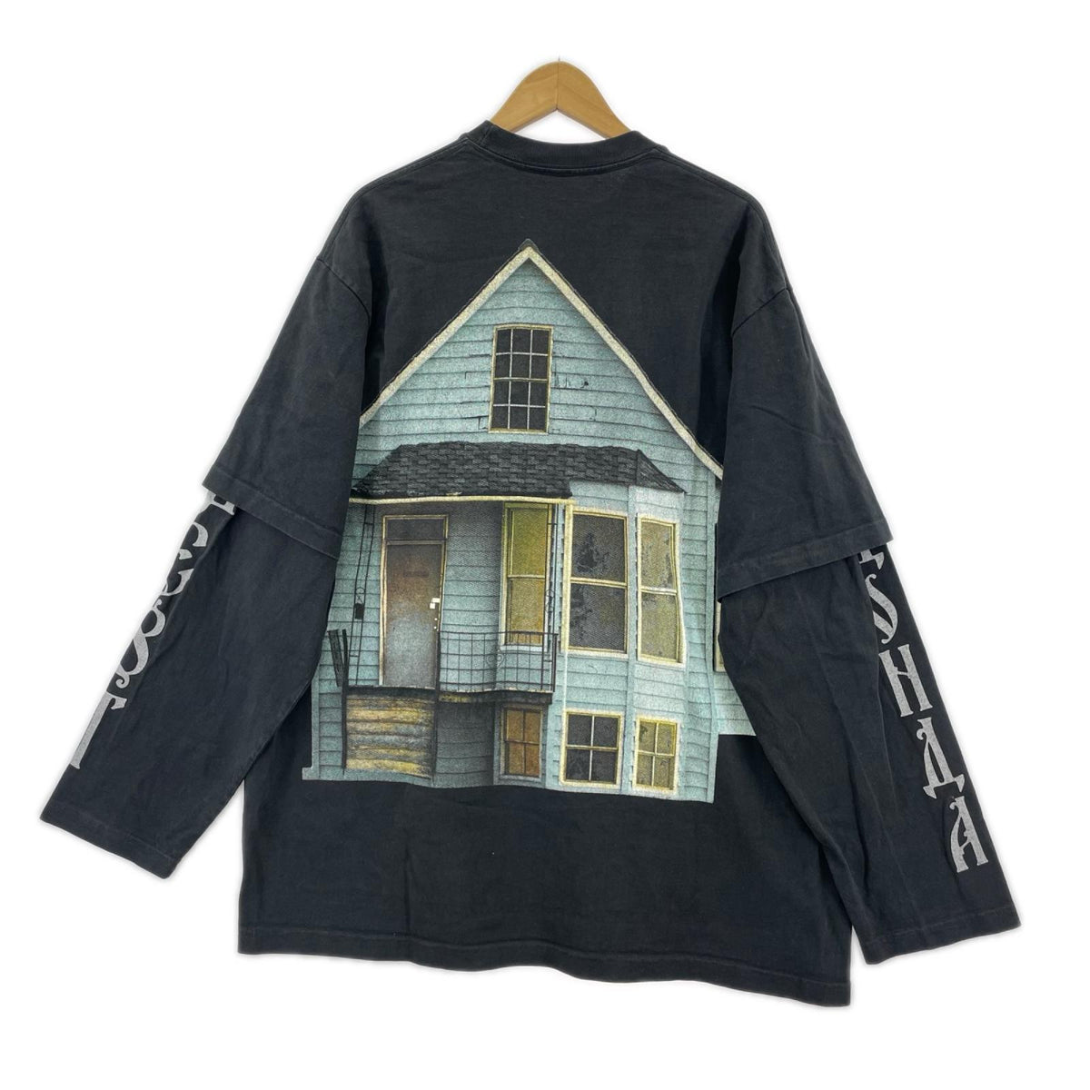 長袖Tシャツ 2 LAYER LONG SLEEVE T-SHIRT L ブラック
