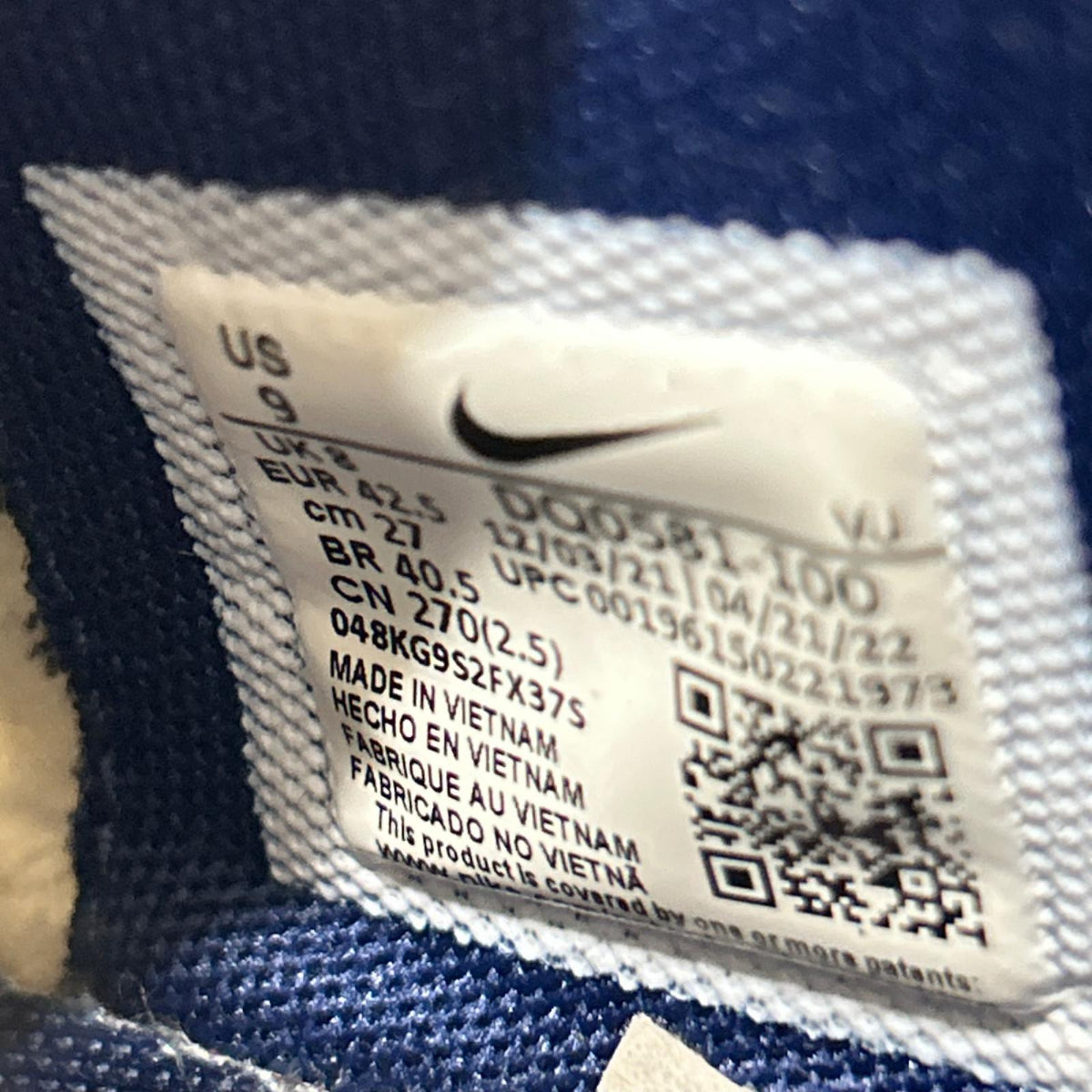 スニーカー ×sacai Zoom Cortez 27cm (US9 UK8 1/2 EU44) ホワイト