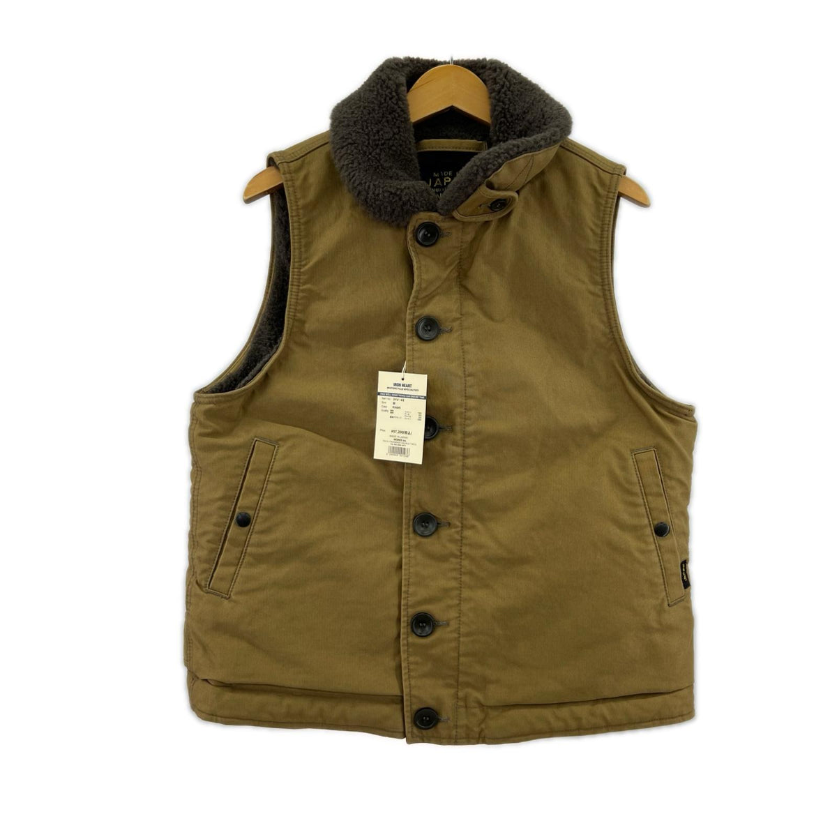 その他アウター WHIPCORD N-1 TYPE DECK VEST (M) M カーキ