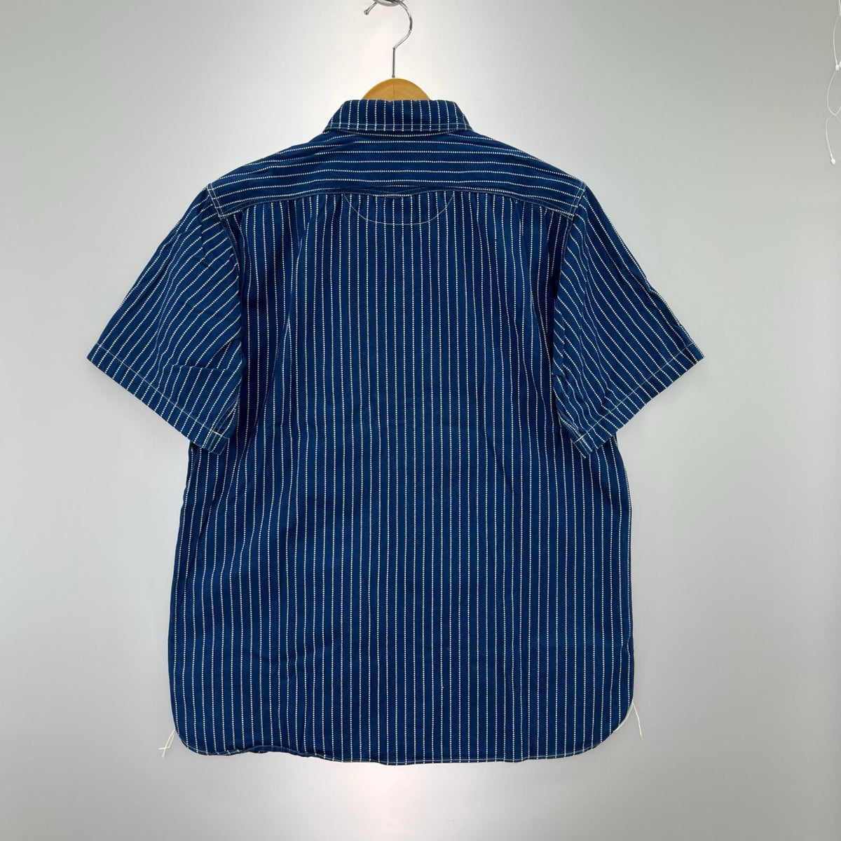 半袖シャツ ウォバッシュ ストライプシャツ (M) M