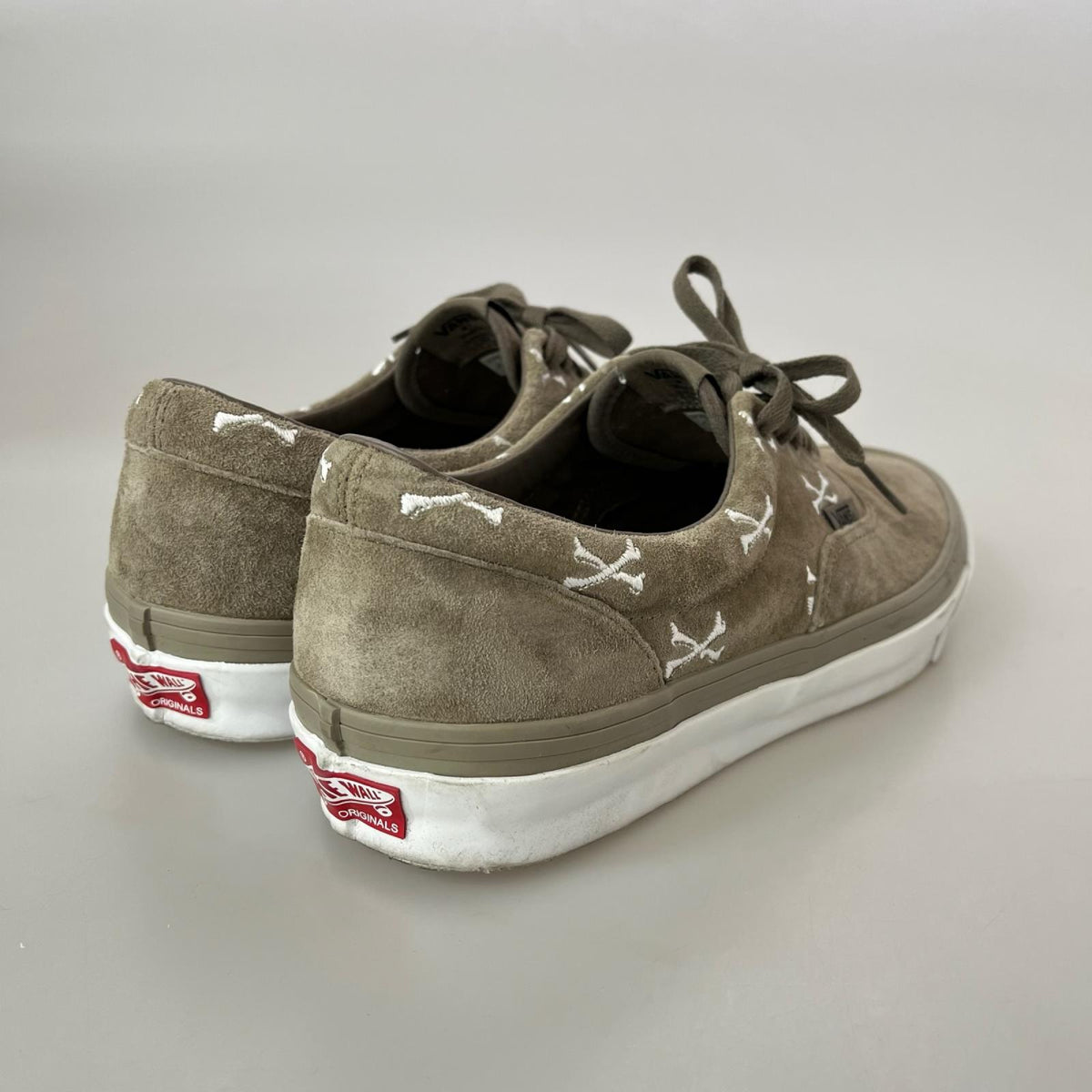 スニーカー ×VANS Bones OG Authentic LX OLV 29.0cm 29cm (US11 UK10 1/2 EU48) ベージュ
