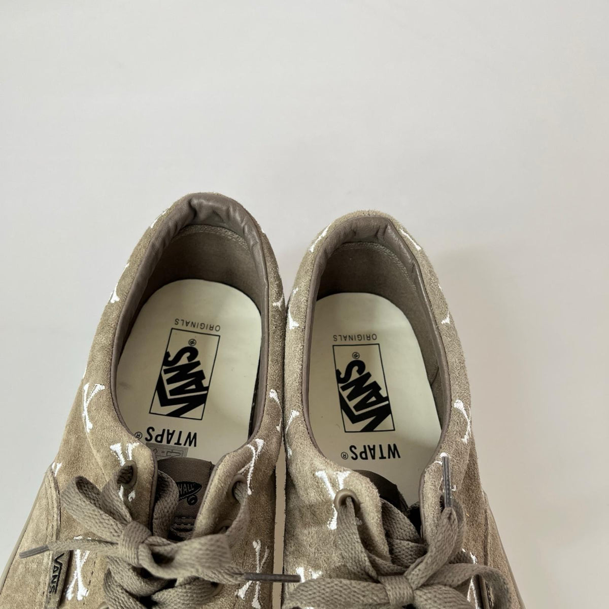 スニーカー ×VANS Bones OG Authentic LX OLV 29.0cm 29cm (US11 UK10 1/2 EU48) ベージュ