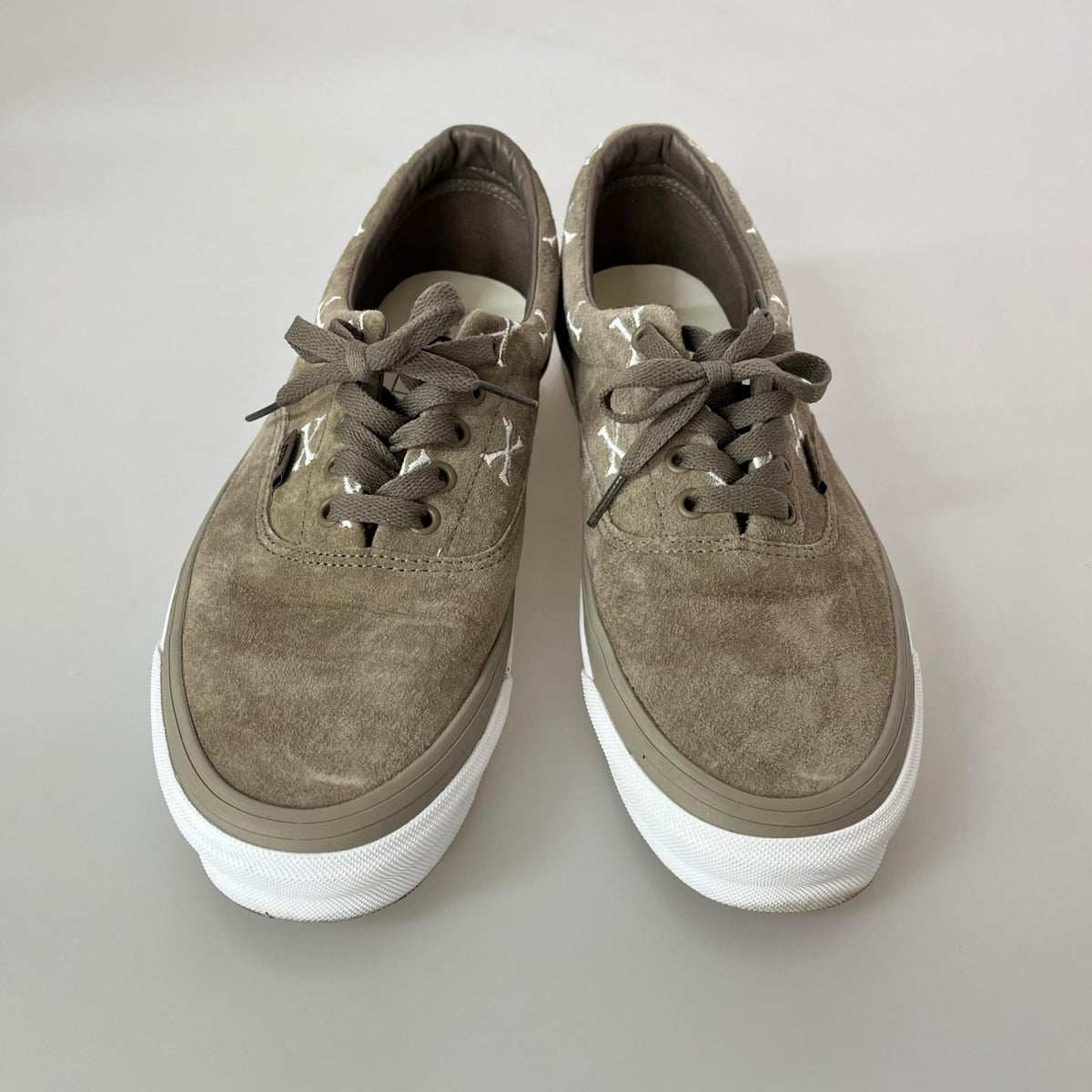 スニーカー ×VANS Bones OG Authentic LX OLV 29.0cm 29cm (US11 UK10 1/2 EU48) ベージュ