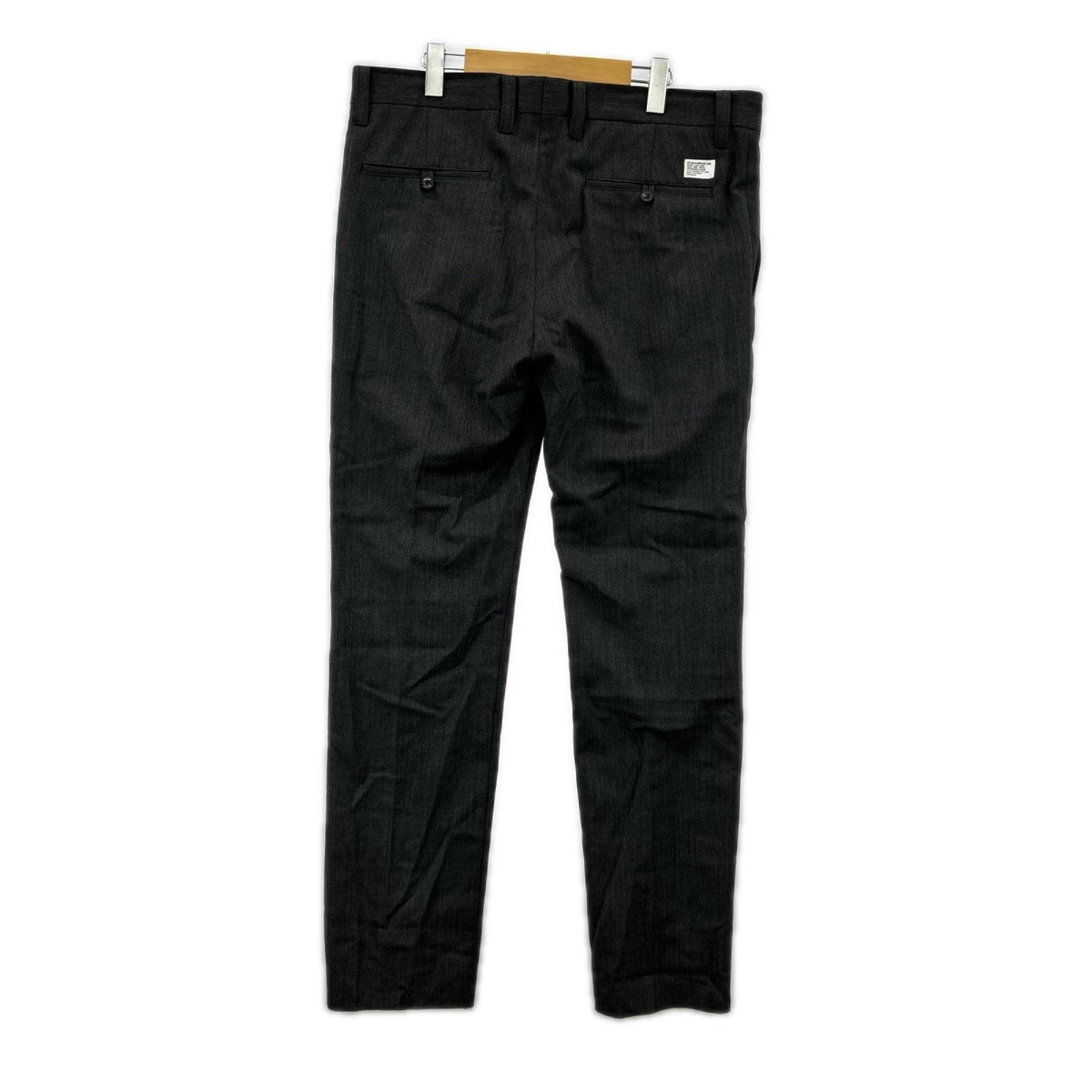 パンツ 10AW ウールギャバジントラウザー GRY XL グレー