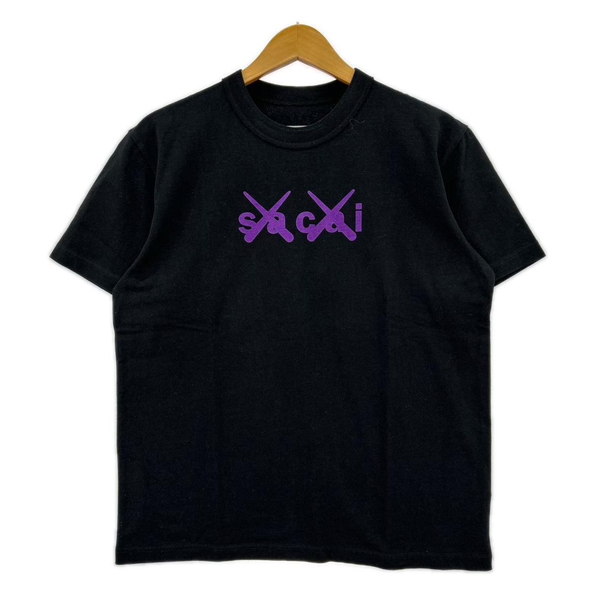 半袖Tシャツ ×KAWS 21SS Flock Print T-Shirt BLK (1) 1 ブラック