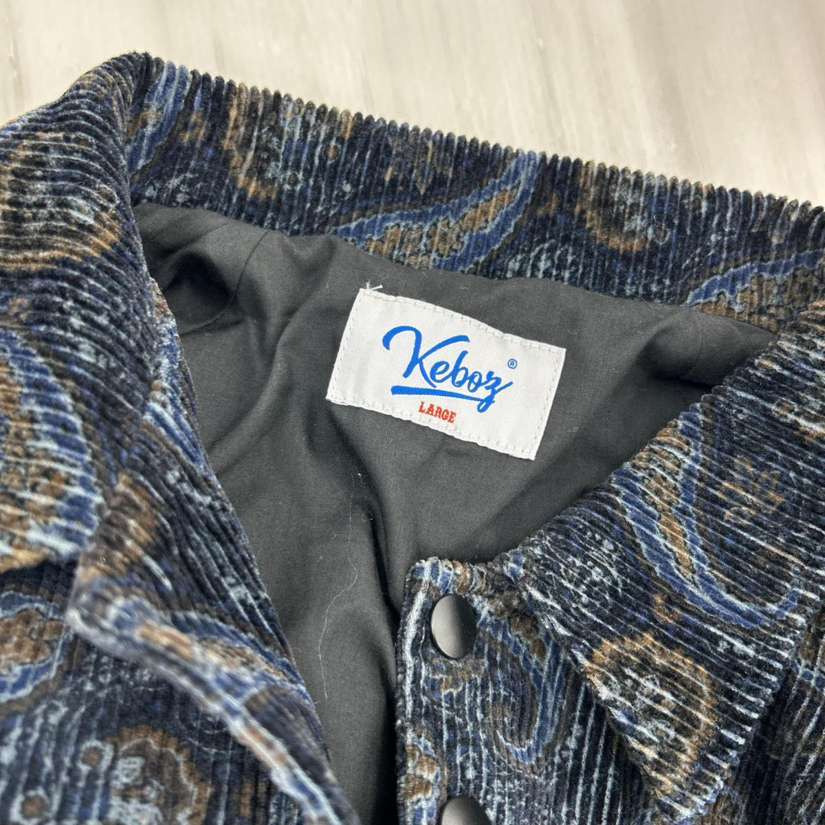 ジャケット コーデュロイ ペイズリー SIZE:L L
