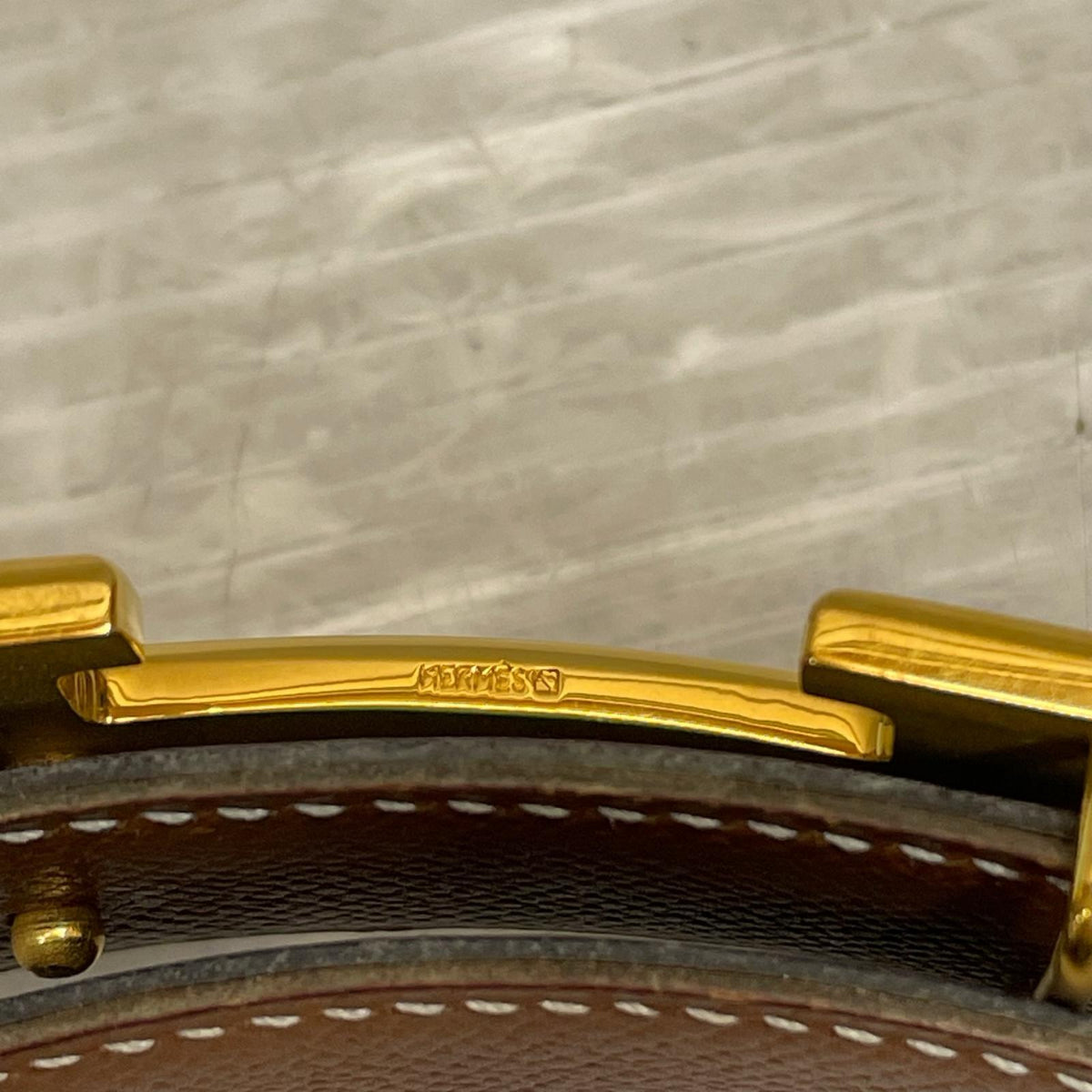 HERMES コンスタンス H リバーシブル レザーベルト