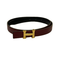 HERMES コンスタンスH リバーシブルレザーベルト