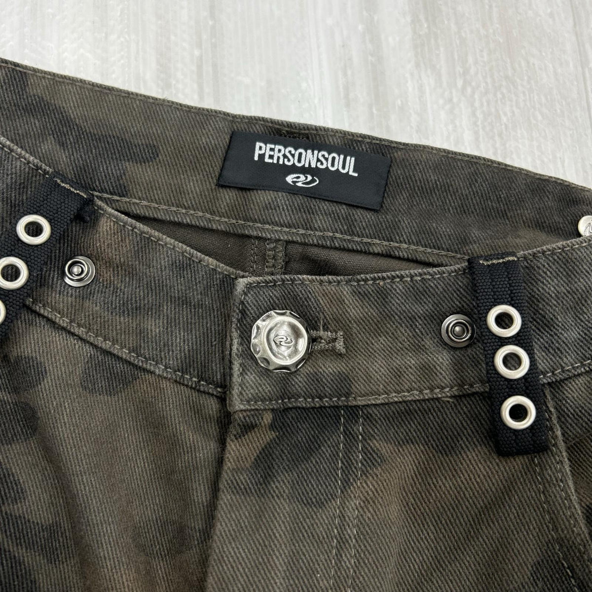 デニムパンツ PARSONSOUL デニムパンツ カモ (M) M
