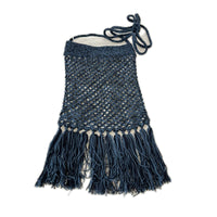 その他バッグ SUGARHILL COTTON KNIT BAG LARGE 青 ブルー