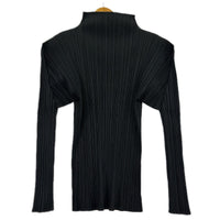 長袖Tシャツ ボトルネックカットソー Size3 BLK 3 ブラック