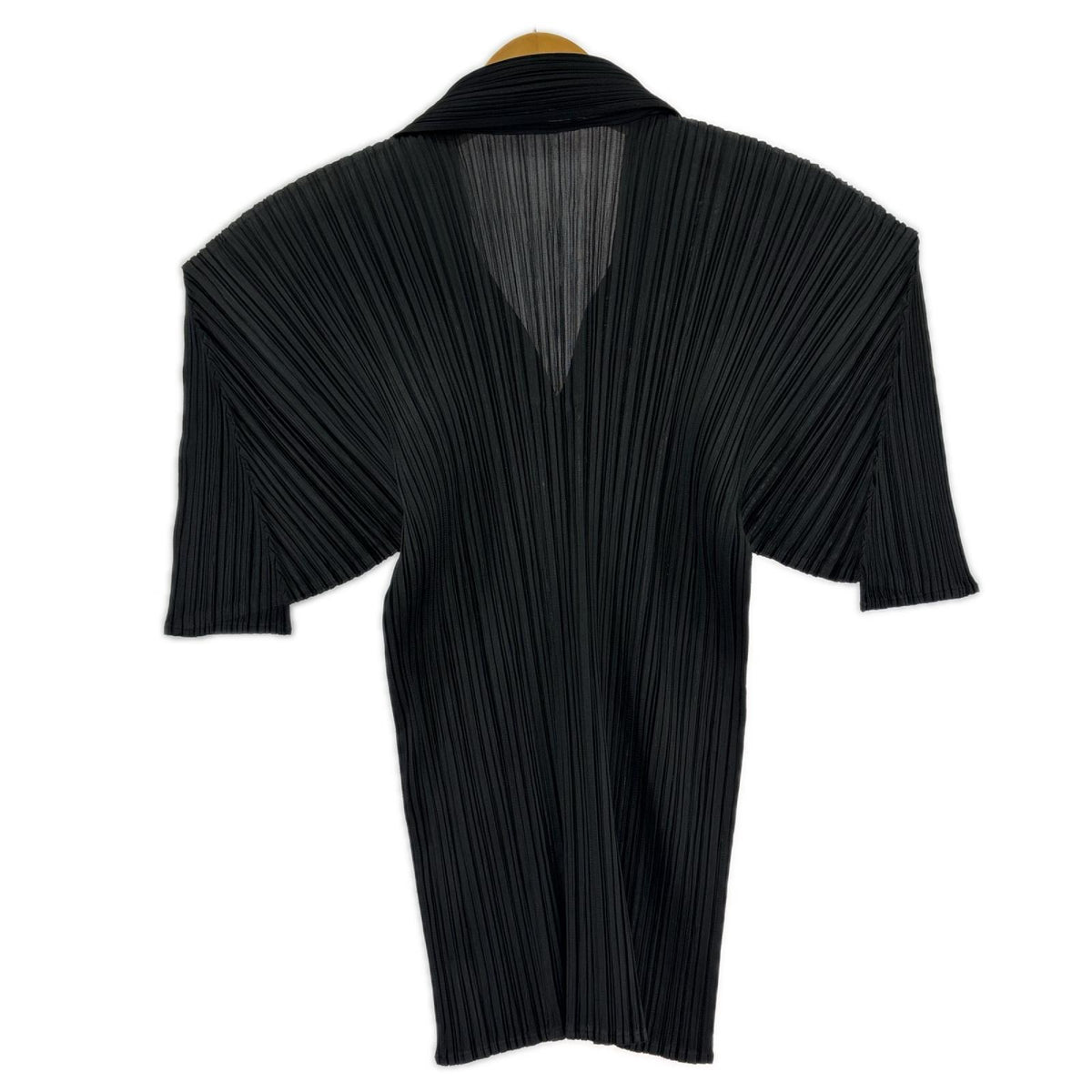 ポロシャツ プリーツポロシャツ Size3 BLK 3 ブラック