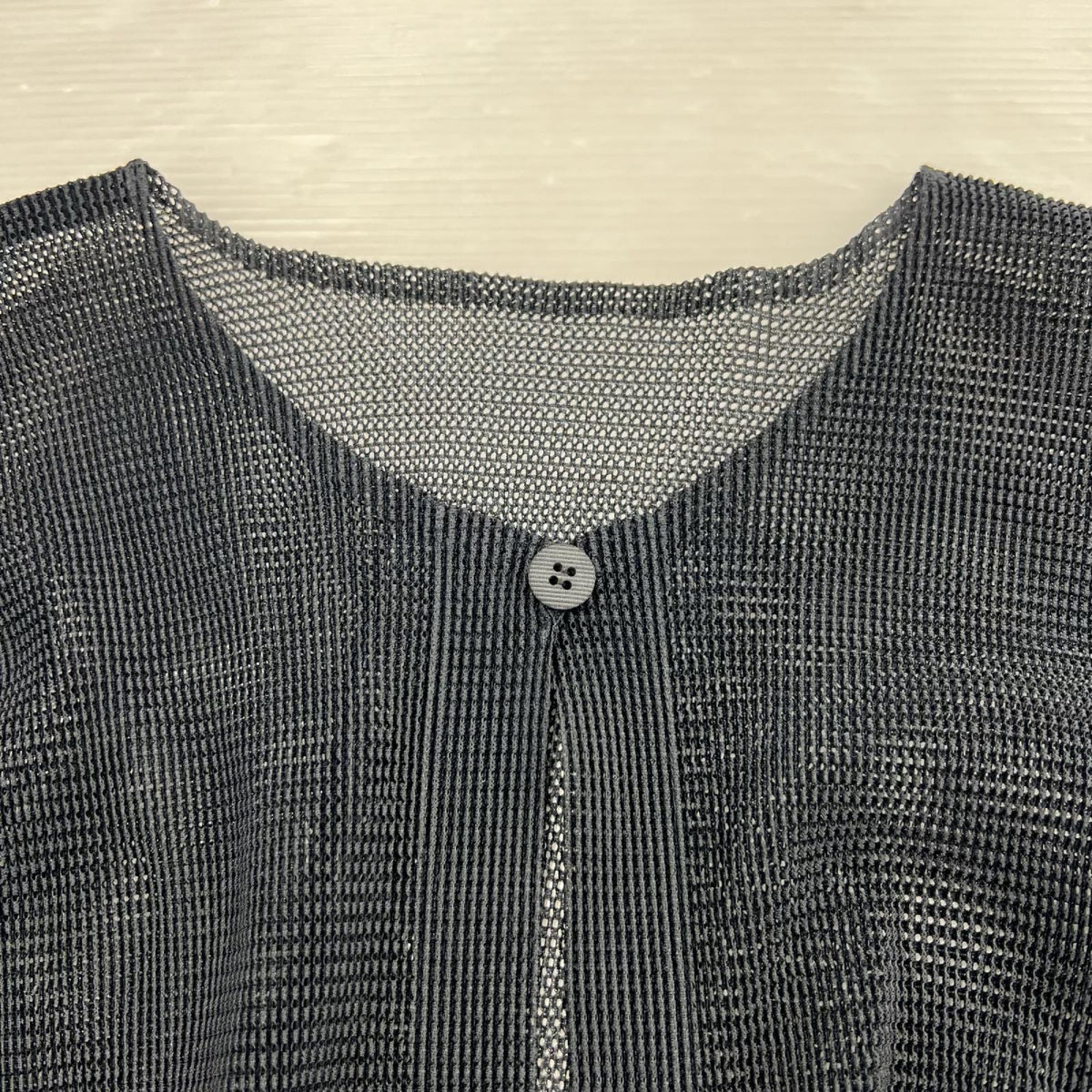 カーディガン メッシュカーディガン Size3 BLK 3 ブラック