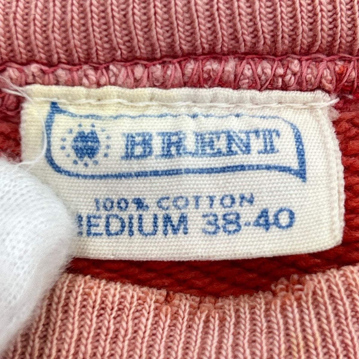 スウェット 50s BRENT フリーダムスリーブスウェット フェードレッド M レッド