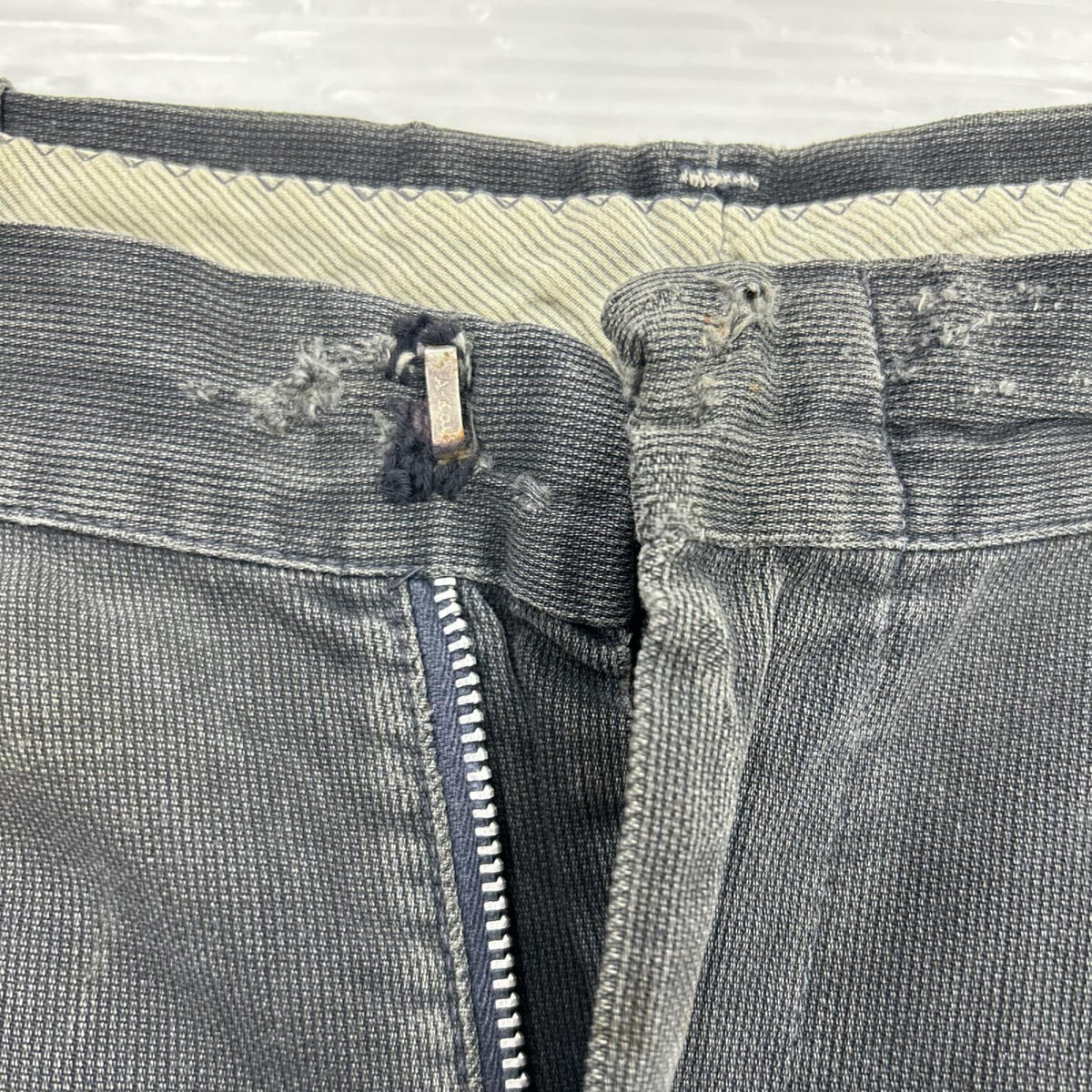 パンツ 40s-50s頃 ピケパンツ 実寸約33インチ グレー