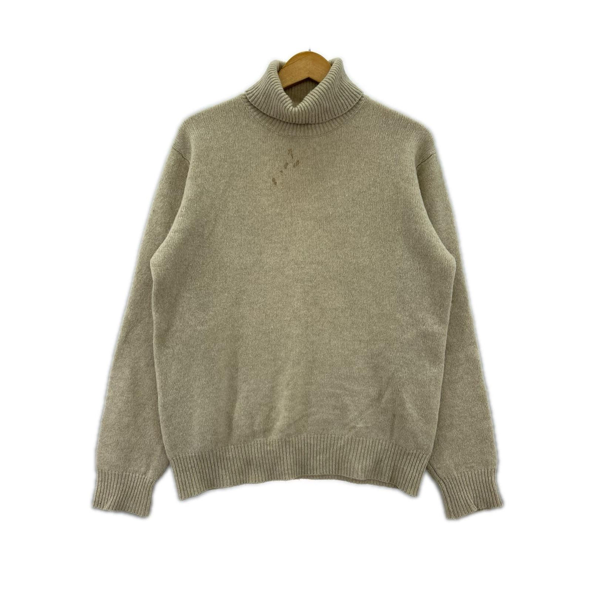 ニット 18AW タートルネックニット ベージュ