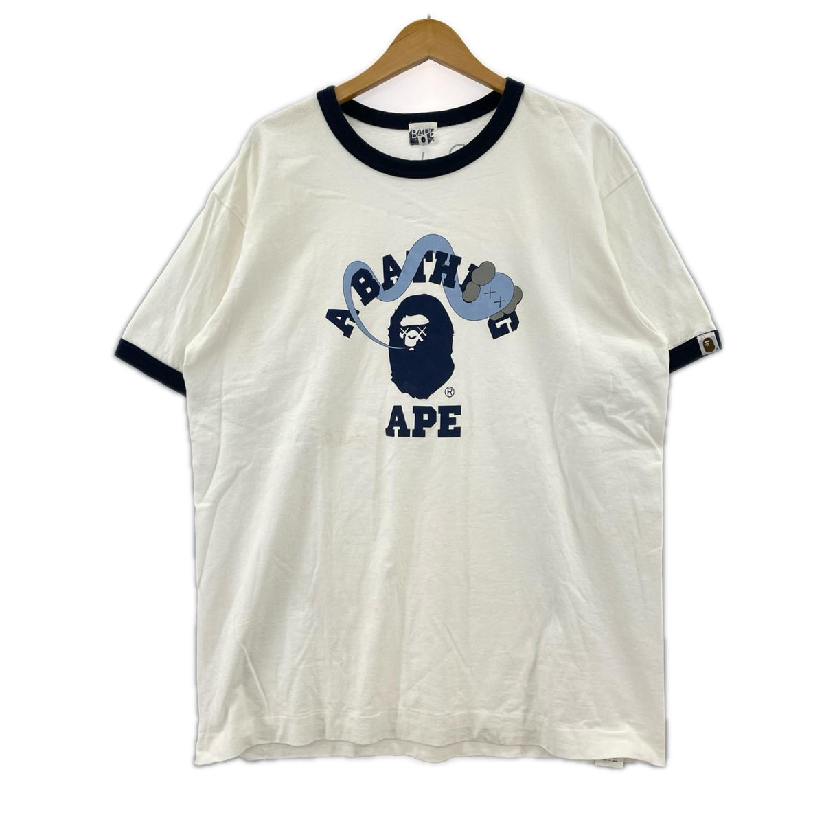 半袖Tシャツ KAWS リンガーTee(XL) ホワイト