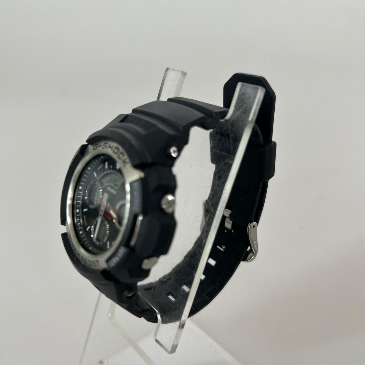 腕時計 G-SHOCK アナデジ AW-590 ブラック