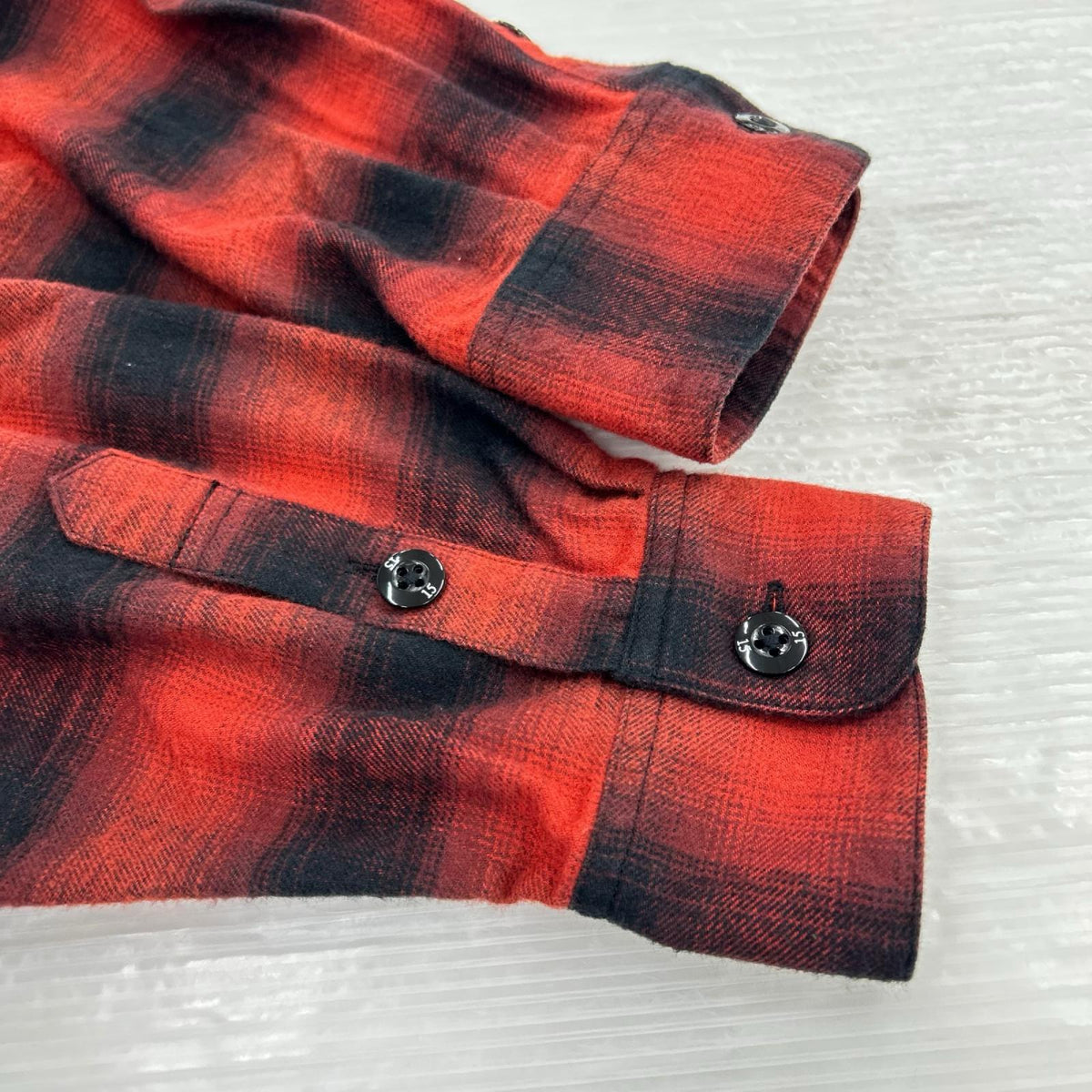 長袖シャツ HOMBRE CHECK SHIRT LS 251AQFGNH-SHM01S L レッド